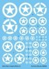 Techmod 35009 - Allied Star Insignia White (1:35)